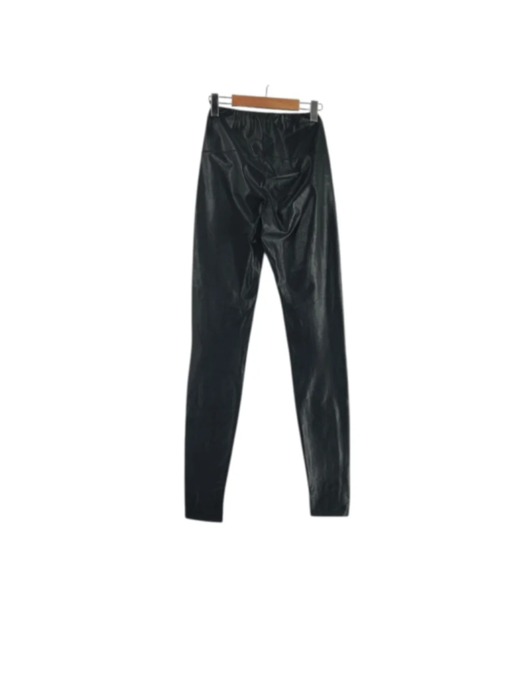 Aritzia Daria pants Wilfred Free Black faux Leather tights sz sm